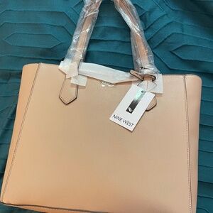 NWT beige Nine West Maysenn Tote